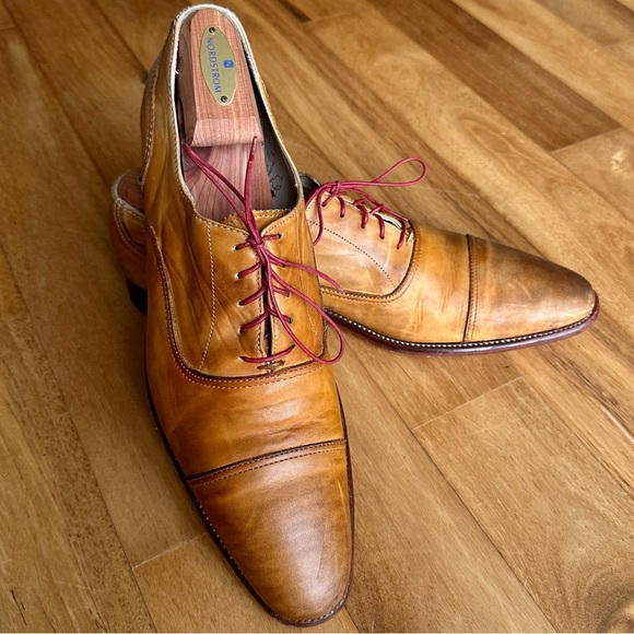 Paul Smith Leather Lace Up Oxfords sz 10 - Hand Made in Italy main image 3